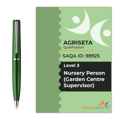 SAQA ID: 98925 Occupational Certificate: Nursery Person (Garden Centre Supervisor) Level 3